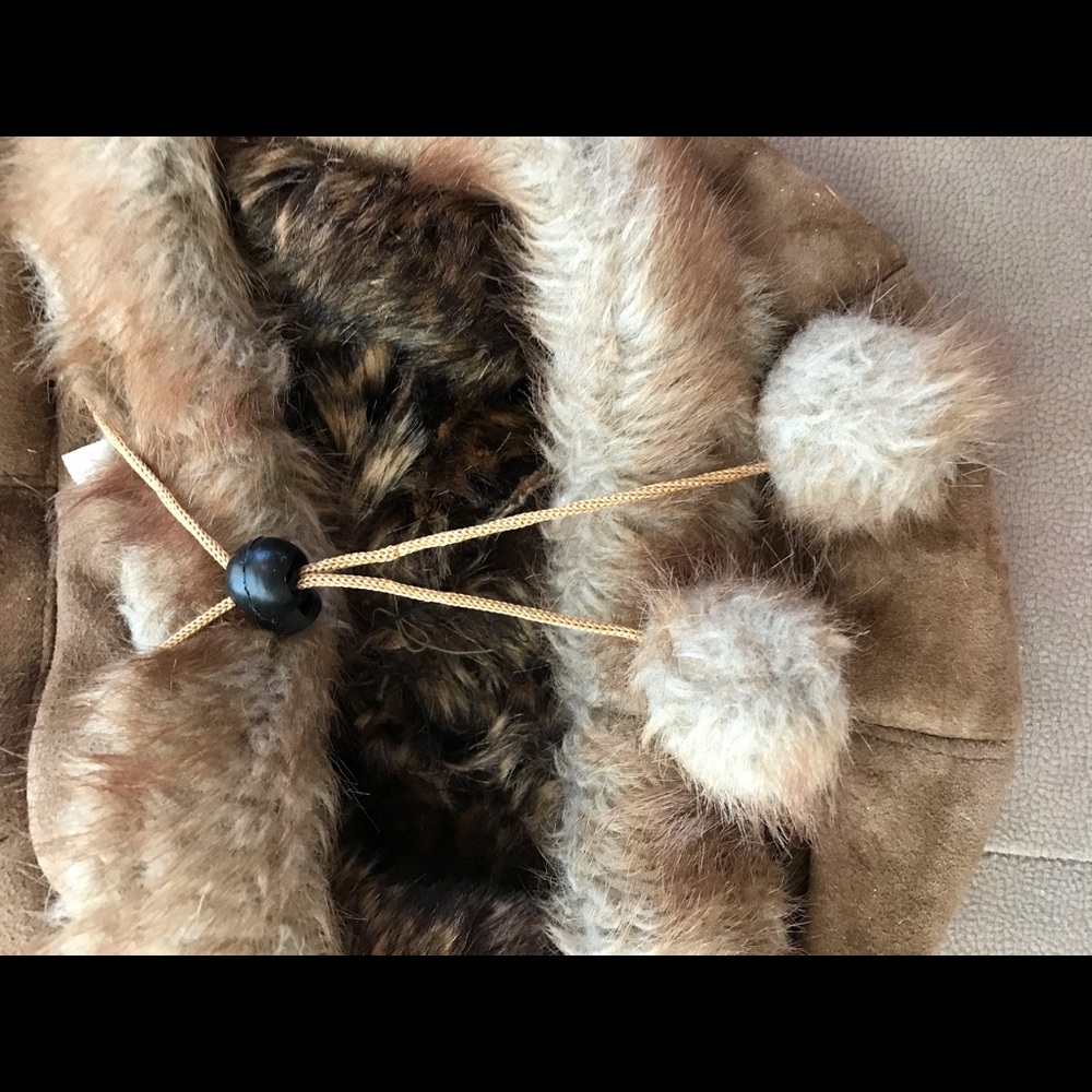 ♓️🅿️Faux fur beret hat one of a kind hand made - Picture 4 of 5